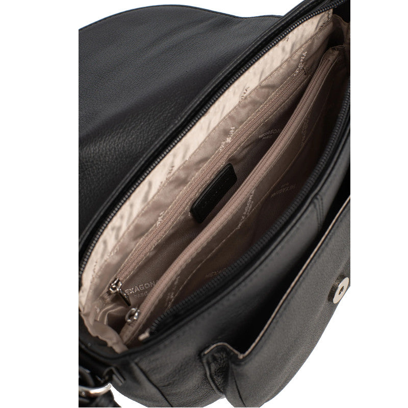 HEXAGONA Sac porté travers - Cuir