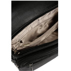 HEXAGONA Sac porté travers - Cuir de vachette grainé