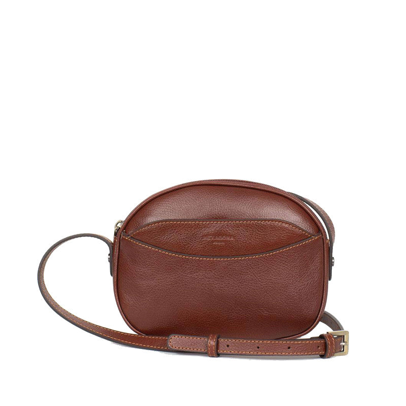 HEXAGONA Sac porté travers République - Cuir