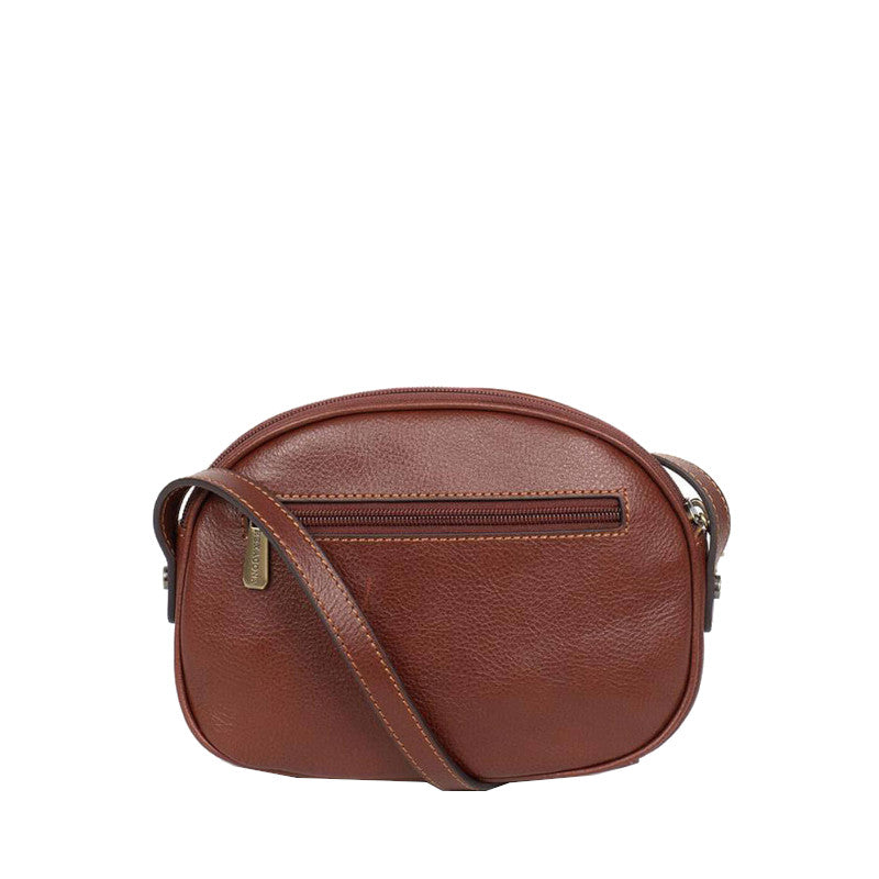 HEXAGONA Sac porté travers République - Cuir