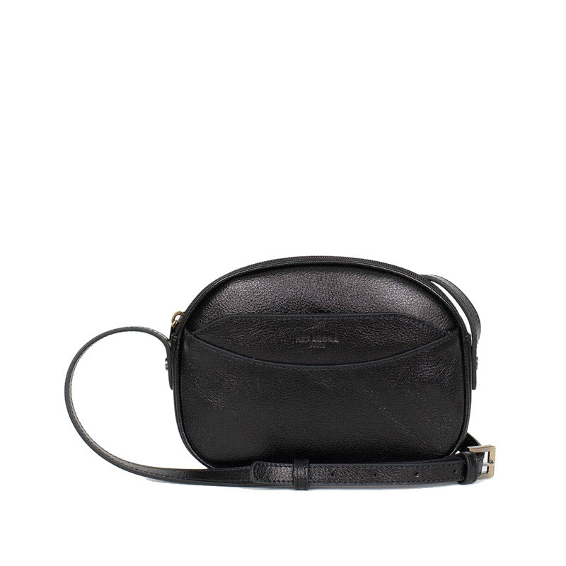 HEXAGONA Sac porté travers République - Cuir