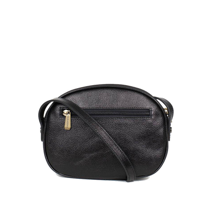 HEXAGONA Sac porté travers République - Cuir