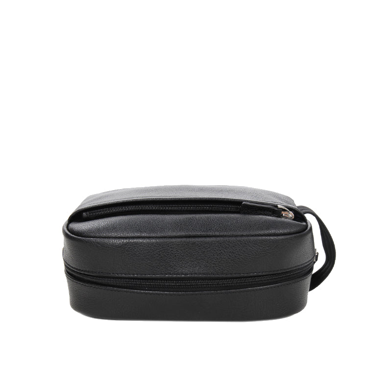 HEXAGONA Trousse de toilette -Cuir de vachette grainé