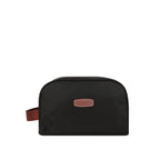 HEXAGONA Trousse de toilette - Nylon /croûte de cuir de vachette