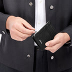 Noir - Hugo Boss Porte-cartes zip Classic Grained