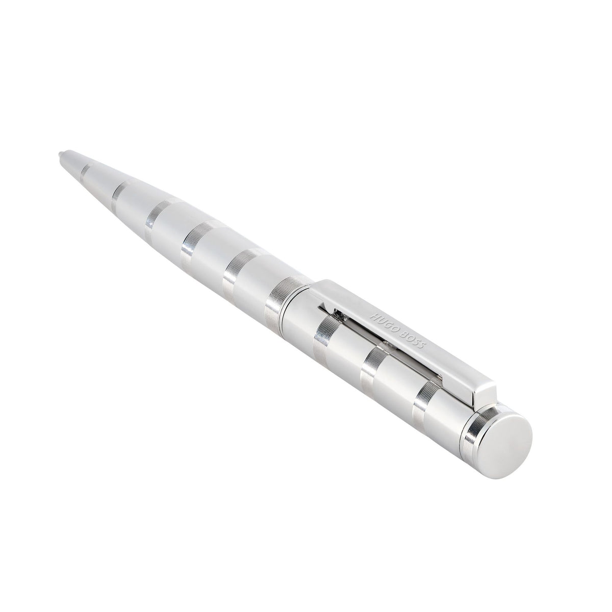 Chrome - Hugo Boss Stylo bille Loop Stripes Chrome