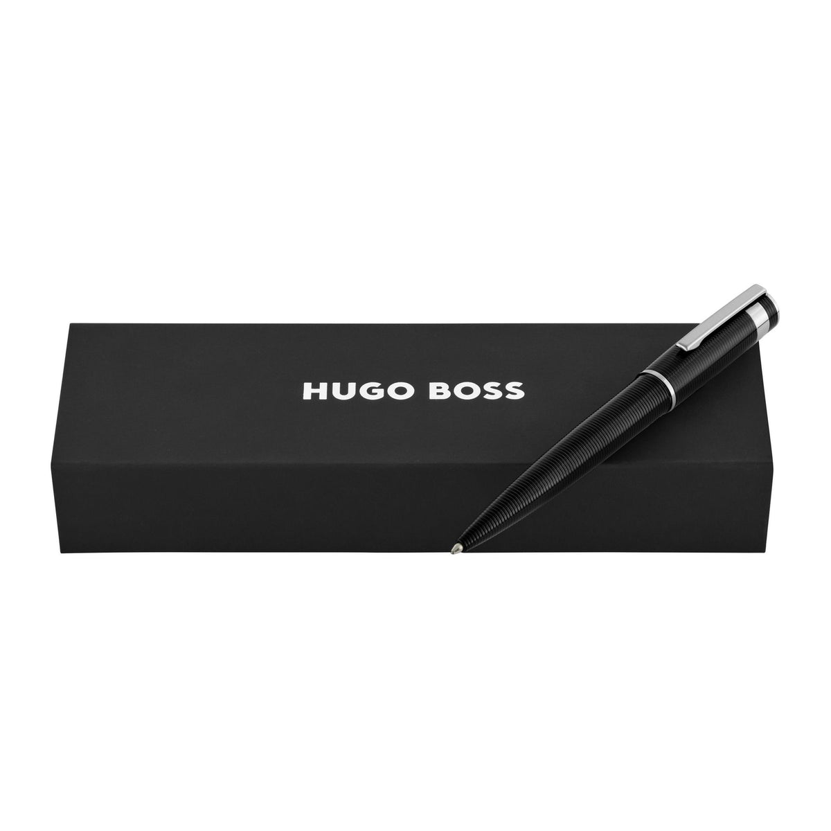 Noir - Hugo Boss Stylo bille Arche Horizon Black