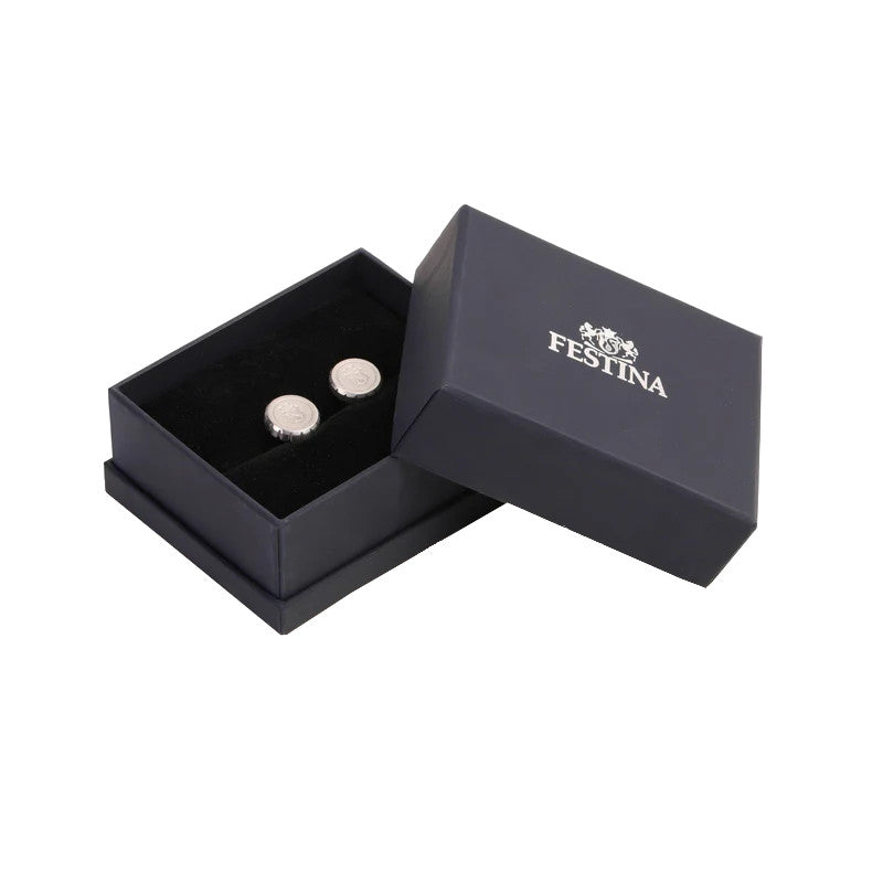 HUGO BOSS Boutons de manchette Chronobike Chrome Mat Festina