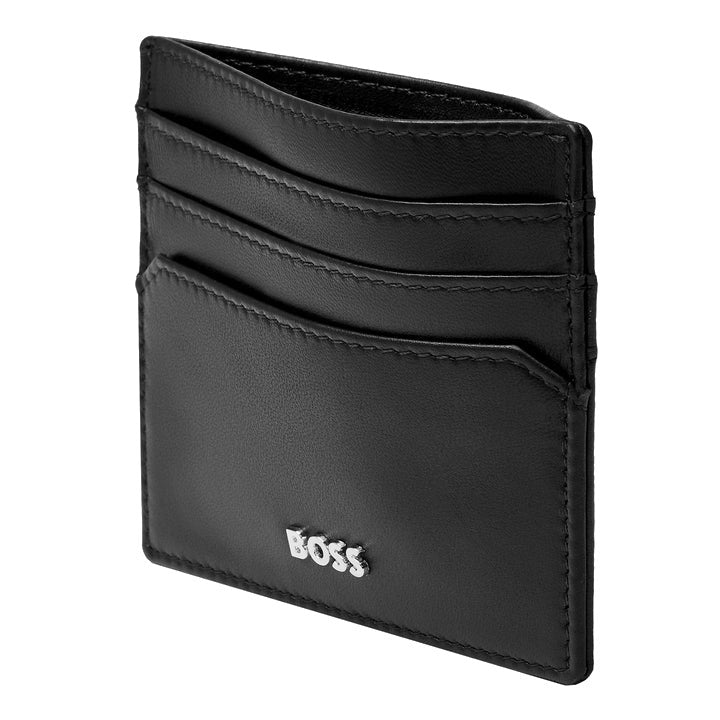 HUGO BOSS Porte-cartes Double Classic Smooth Noir