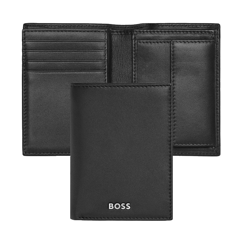 HUGO BOSS Porte-cartes Flap avec porte-monnaie Classic Smooth