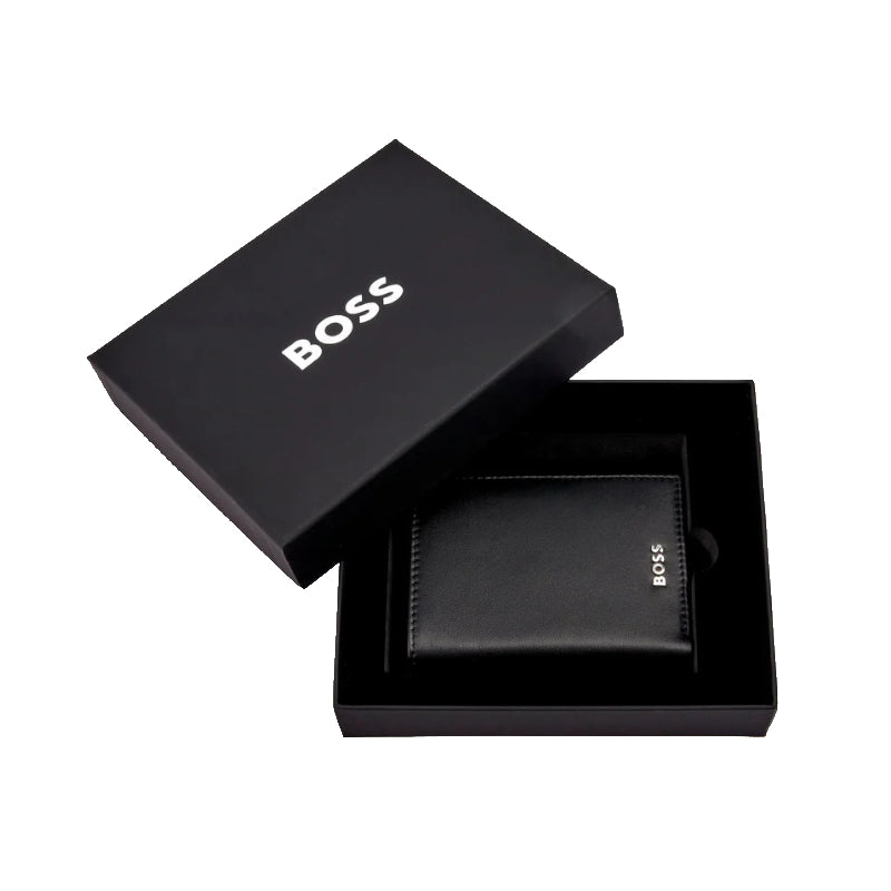 HUGO BOSS Porte-cartes Flap avec porte-monnaie Classic Smooth