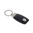 HUGO BOSS Porte-clefs Double B Black & Chrome