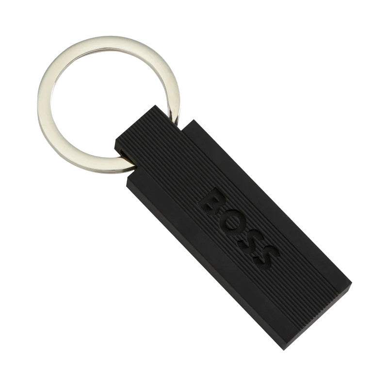 HUGO BOSS Porte-clés Edge Iconic Noir