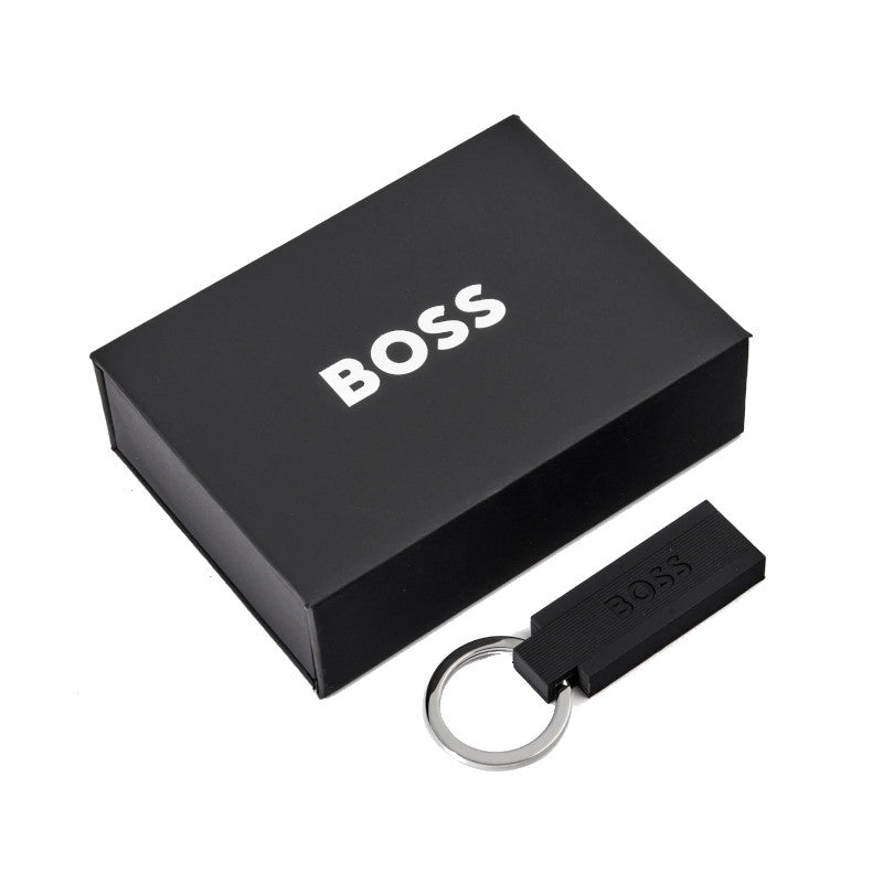 HUGO BOSS Porte-clés Edge Iconic Noir