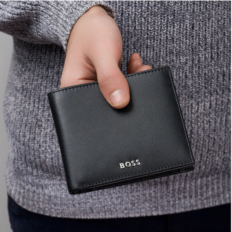 HUGO BOSS Porte-monnaie Classic Smooth Noir