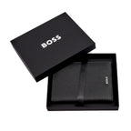 HUGO BOSS Porte-passeport grainé classique
