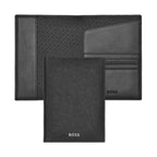HUGO BOSS Porte-passeport grainé classique