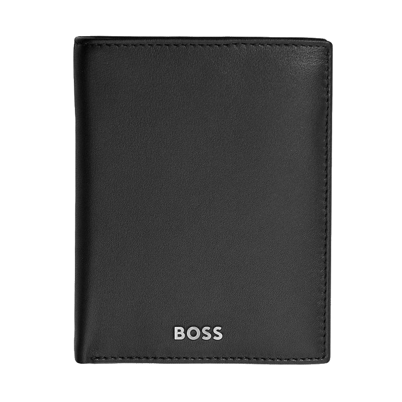 HUGO BOSS Portefeuille Vertical porte-monnaie avec flap Classic Smooth