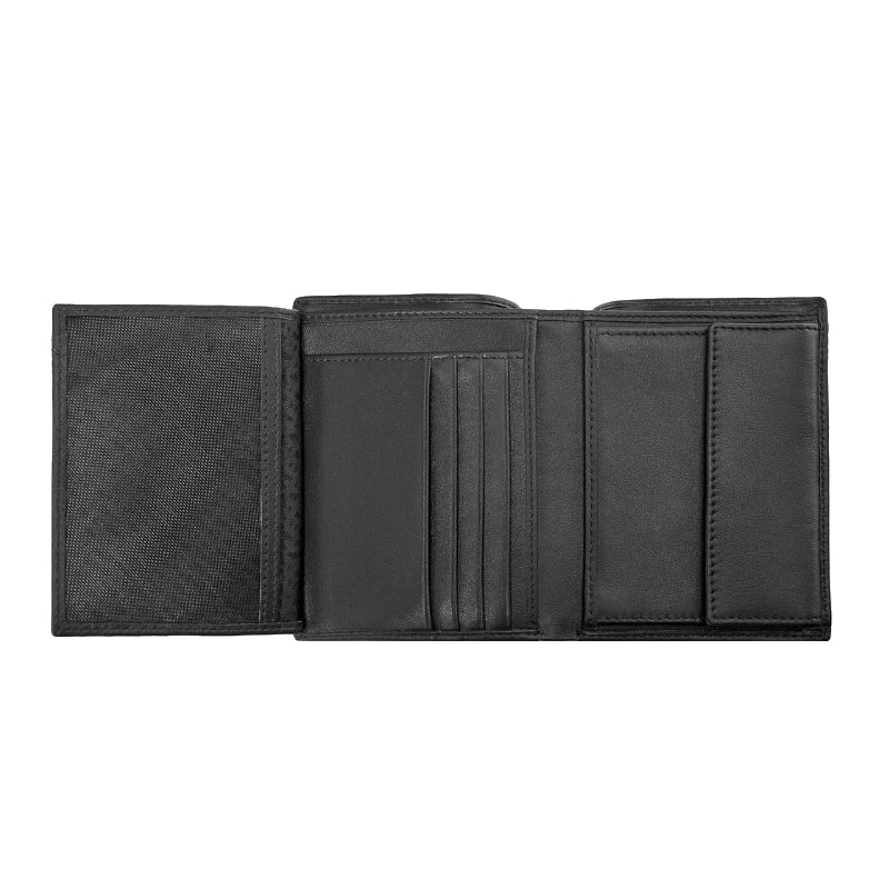 HUGO BOSS Portefeuille Vertical porte-monnaie avec flap Classic Smooth