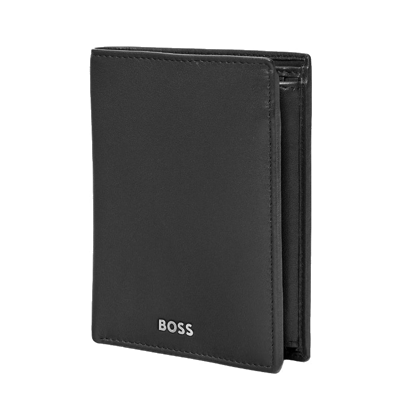 HUGO BOSS Portefeuille Vertical porte-monnaie avec flap Classic Smooth