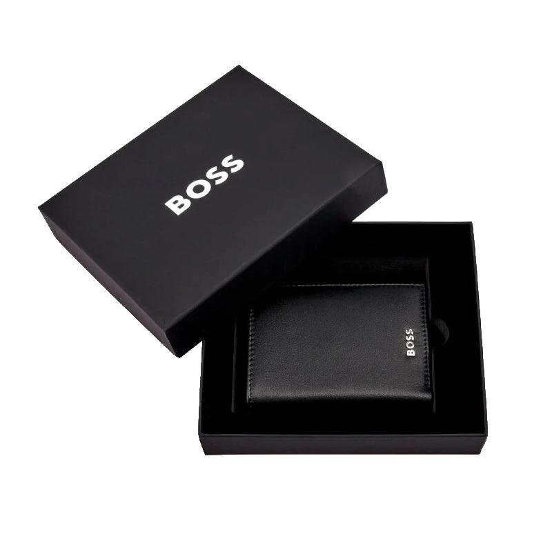 HUGO BOSS Portefeuille Vertical porte-monnaie avec flap Classic Smooth