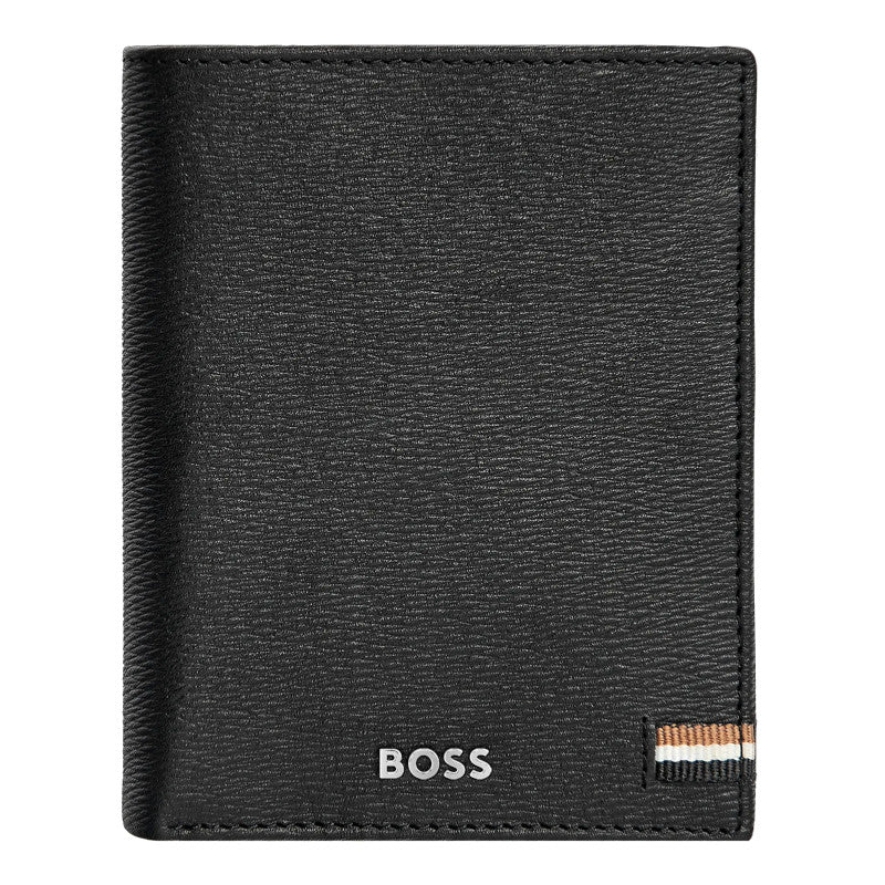 HUGO BOSS Portefeuille porte-monnaie avec flap Classic Smooth Black