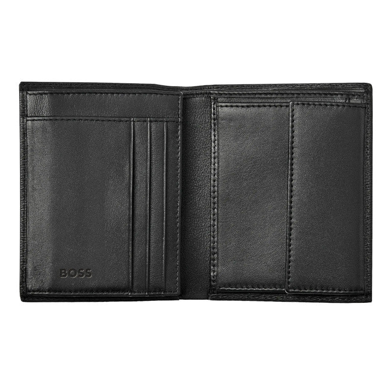 HUGO BOSS Portefeuille porte-monnaie avec flap Classic Smooth Black