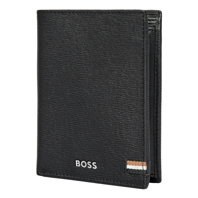 HUGO BOSS Portefeuille porte-monnaie avec flap Classic Smooth Black