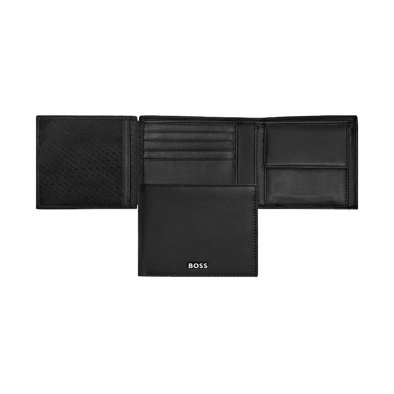 HUGO BOSS Portefeuille porte-monnaie avec flap Classic Smooth