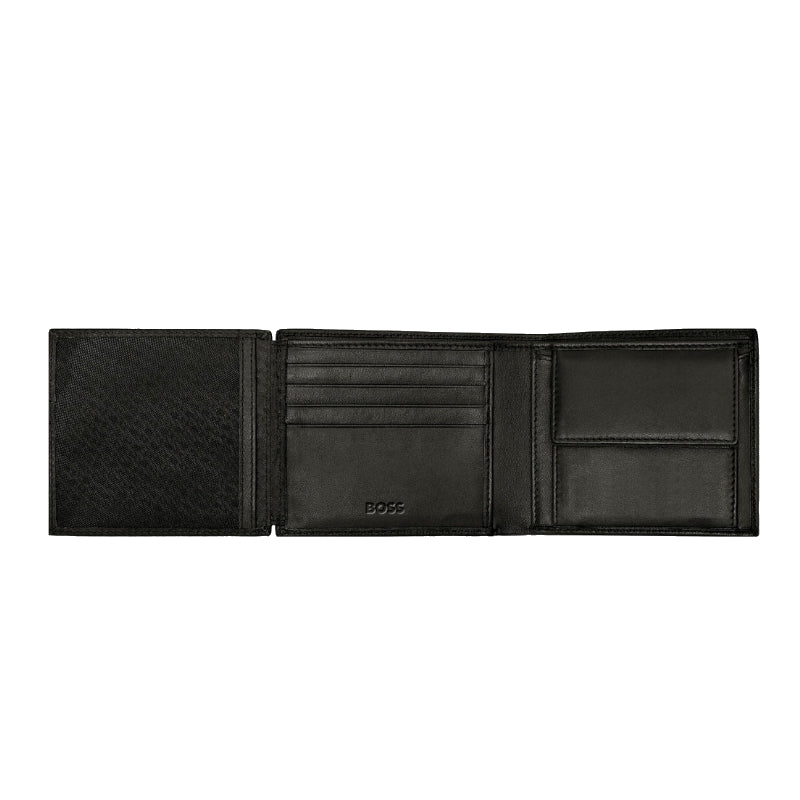 HUGO BOSS Portefeuille porte-monnaie avec flap Classic Smooth
