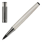 HUGO BOSS Stylo roller Engrenages chromés