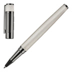 HUGO BOSS Stylo roller Engrenages chromés