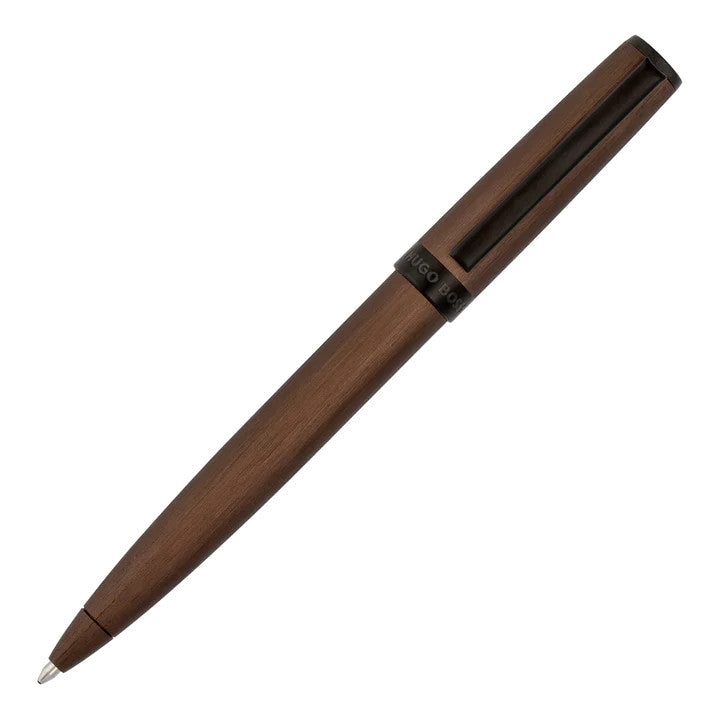 HUGO BOSS Stylo bille Gear Brushed Khaki