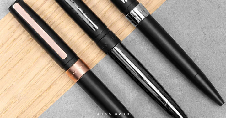 HUGO BOSS Stylo bille Halo Chrome
