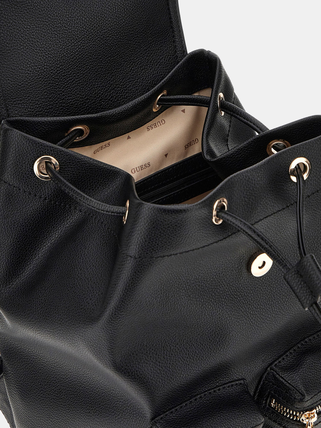 Noir - GUESS Sac à dos Manhattan II Flap Backpack