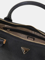 Noir - GUESS Sac à main Evie Triple Comp Satchel