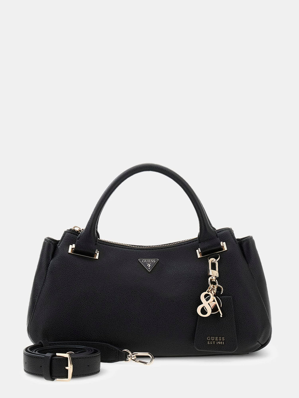 Noir - GUESS Sac à main Evie Triple Comp Satchel