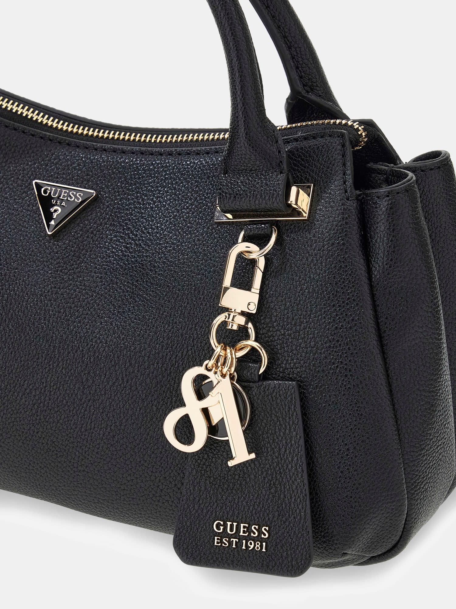 Noir - GUESS Sac à main Evie Triple Comp Satchel