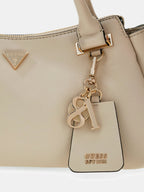 Beige - GUESS Sac à main Evie Triple Comp Satchel