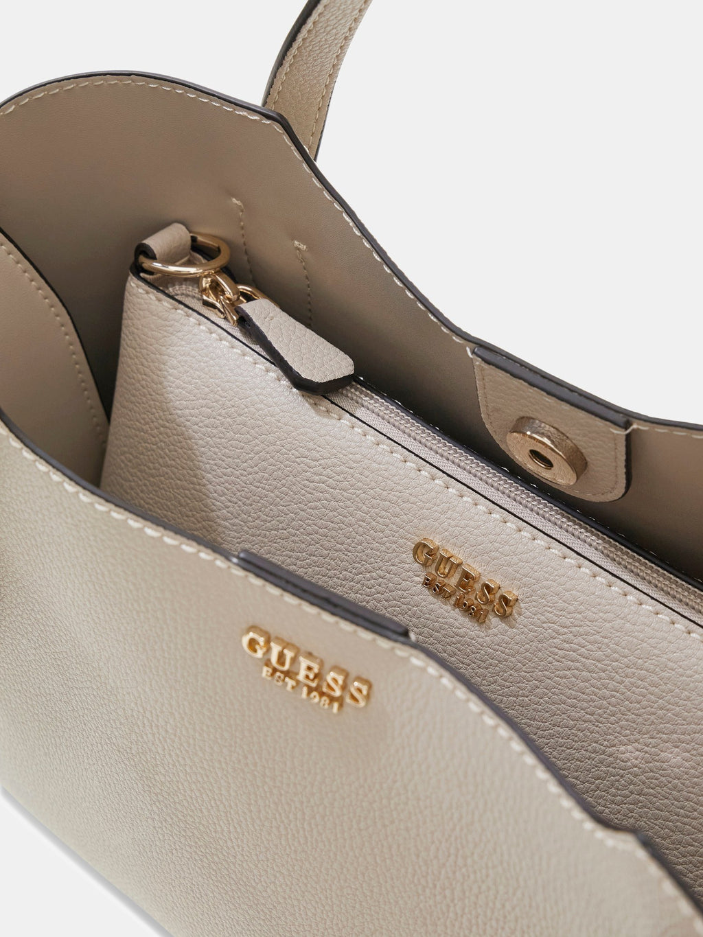 Light Taupe - GUESS Sac à main Melody 2 in 1