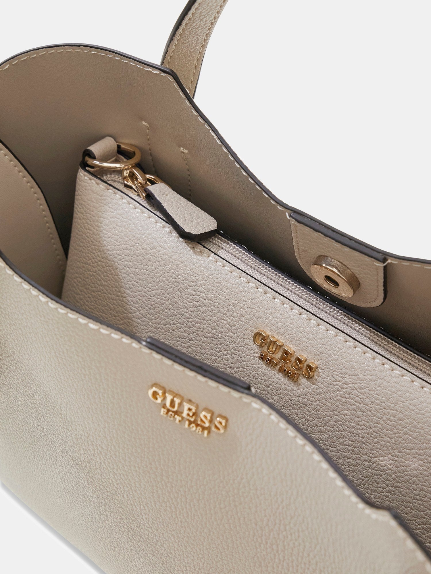 Light Taupe - GUESS Sac à main Melody 2 in 1