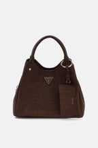 Espresso - GUESS Lorella Small Girlfriend Croco