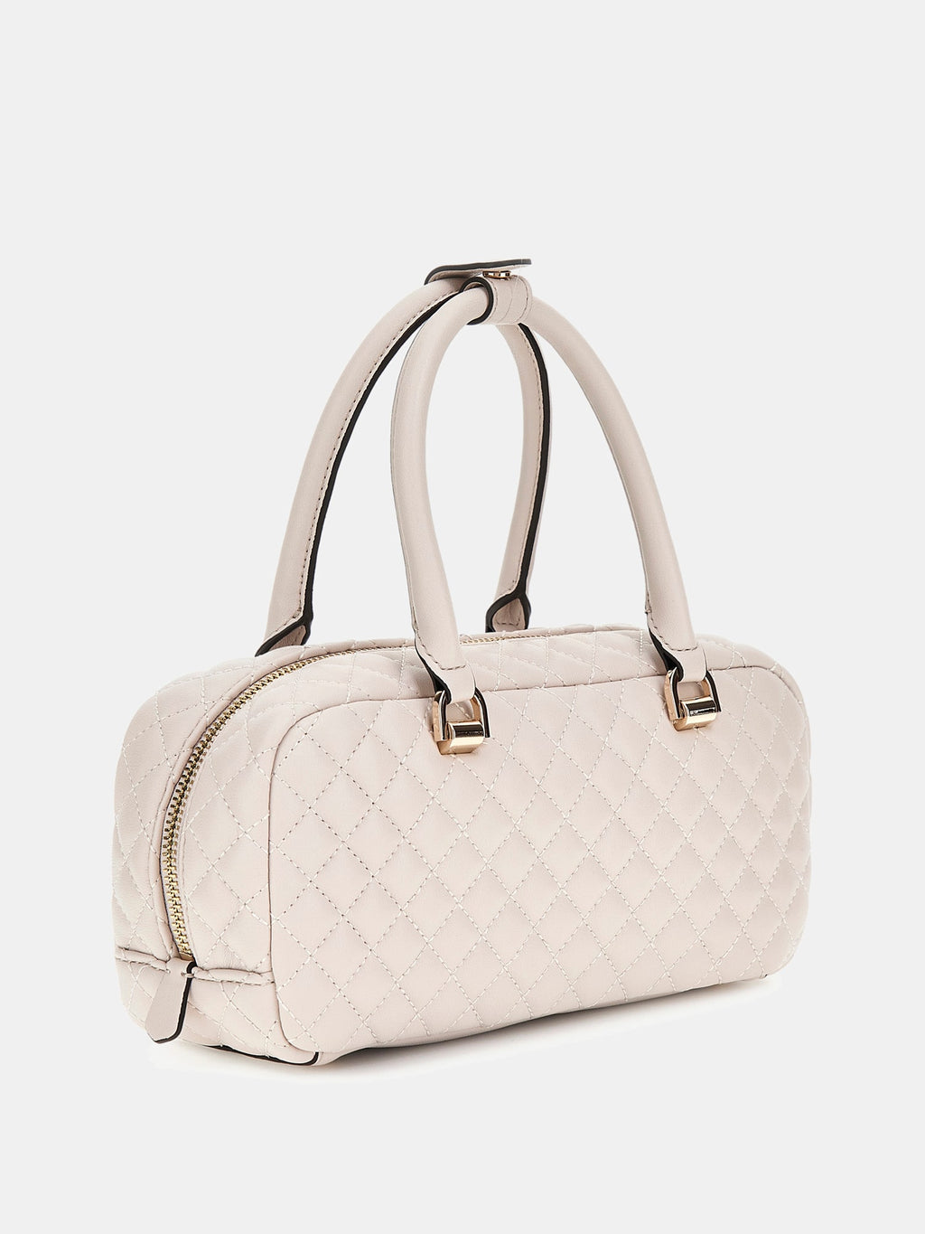 Stone - GUESS Sac à main Eco Rianee Satchel Stone