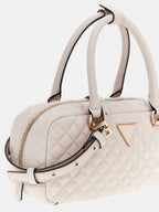 Stone - GUESS Sac à main Eco Rianee Satchel Stone