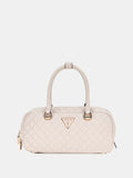 Stone - GUESS Sac à main Eco Rianee Satchel Stone