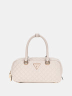 Stone - GUESS Sac à main Eco Rianee Satchel Stone
