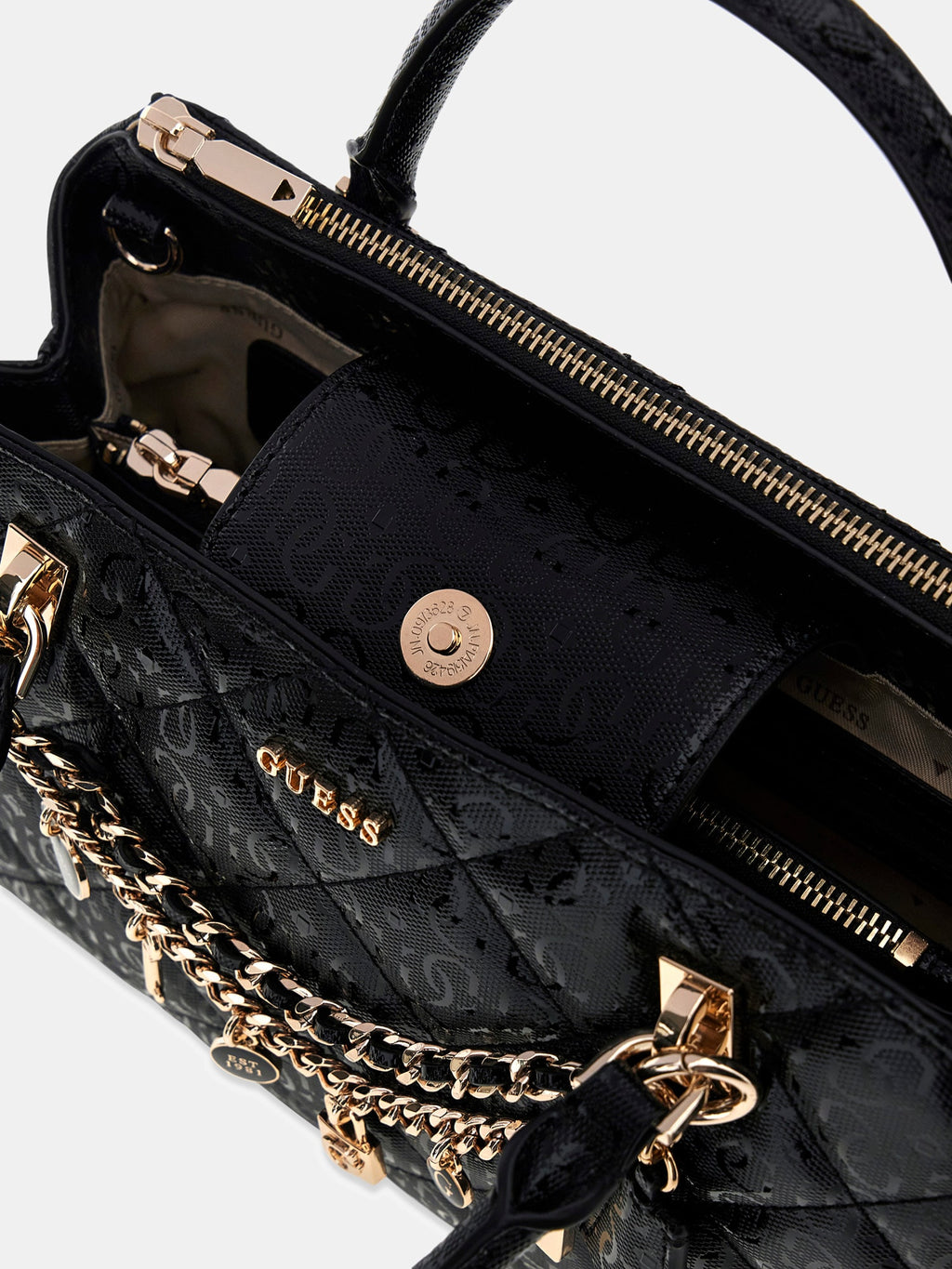 Noir - GUESS Sac à main Libby