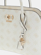 Ecru - GUESS Sac à main Emelie Logo