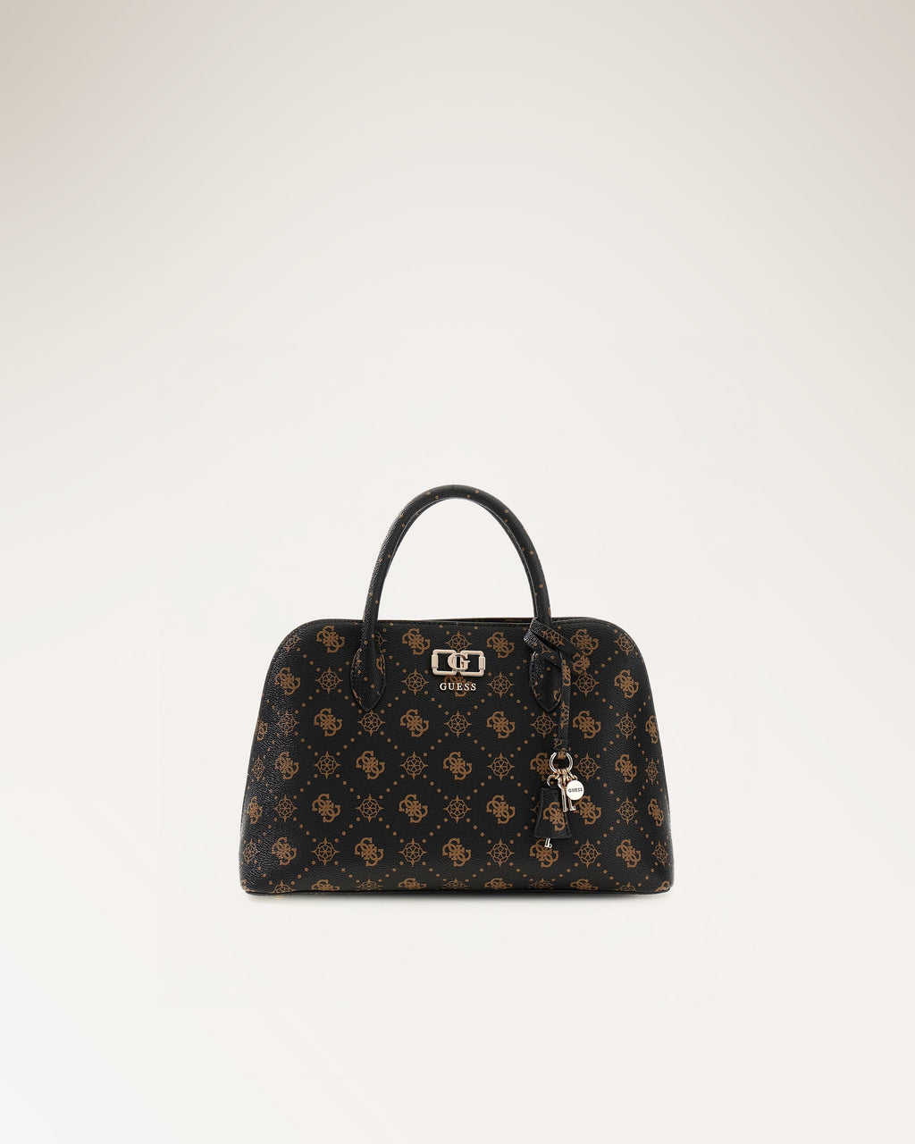Espresso - GUESS Sac à main Emelie Logo Two Comp Satchel