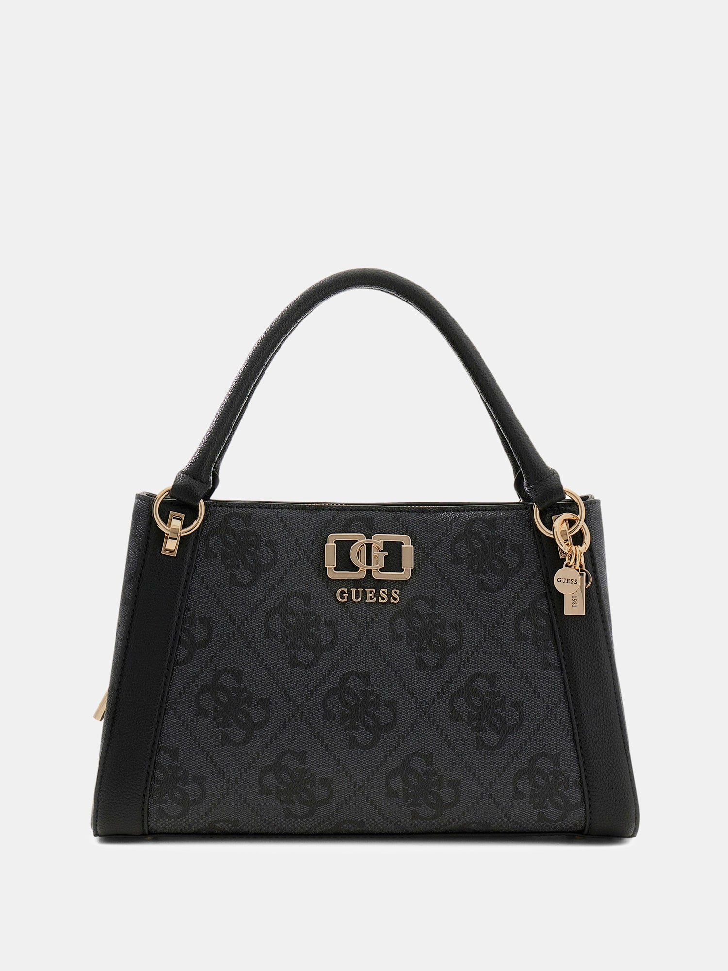 Coal - GUESS Sac à main Karnilla Logo